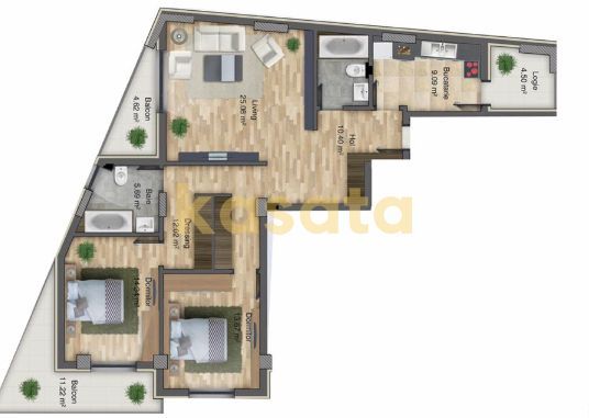 APARTAMENT DE LUX | READY TO MOVE | COTROCENI | INTERIOR DESIGN - Schiță 18