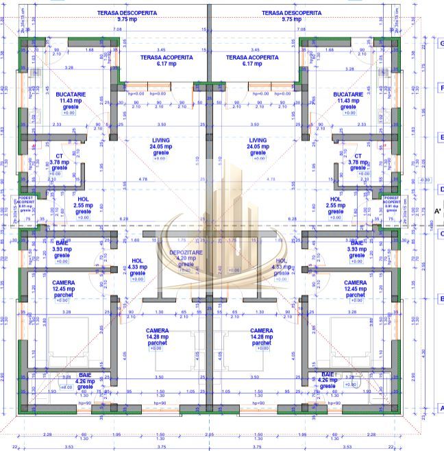 Duplex la roșu Săcălaz | 2 unități | 127 mp | 280 mp - Poză 3