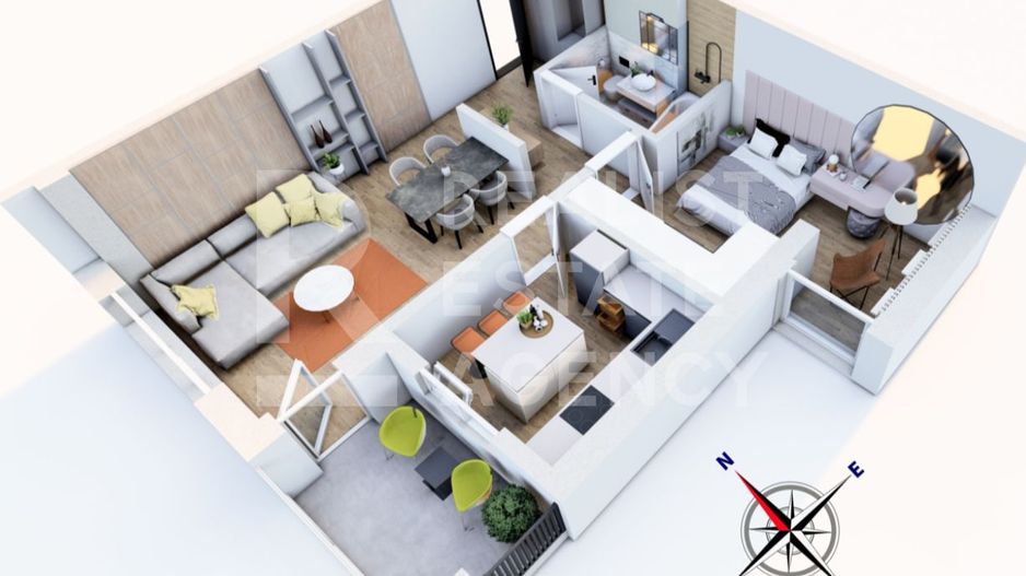 Vânzare, apartament, 2 camere, Brașov - Schiță 9