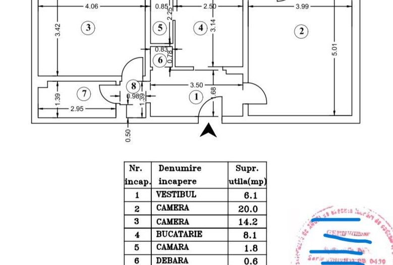 Vanzare Apartament 2 Camere Vitan Mall - Centrală Proprie - Poză 5