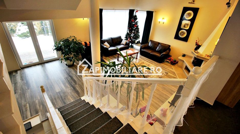 Casa D-P-E, 5 camere 200 mp,1.000 mp teren, garaj, semineu - Poză 2