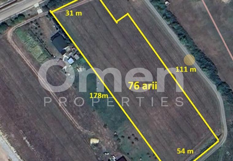 Teren intravilan 7.631 mp – Săcălășeni, lângă Baia Mare , utilități la drum - Poză 1
