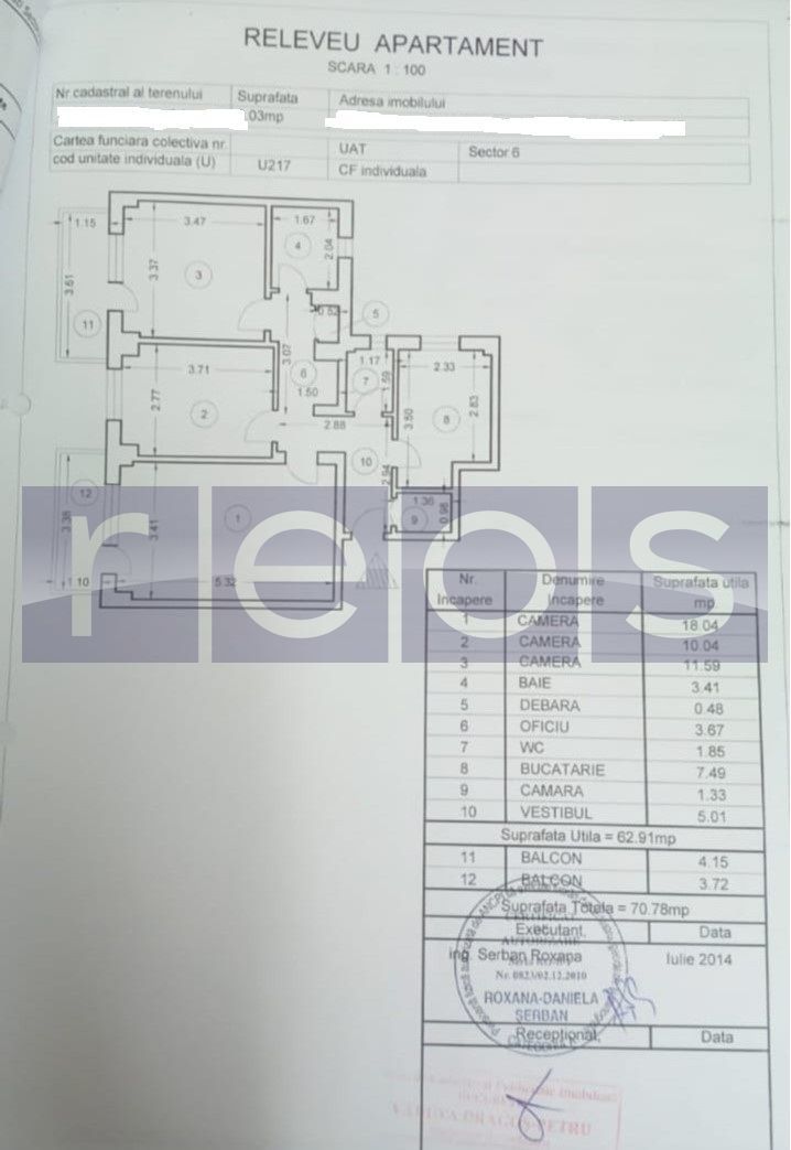 VANZARE 3 CAMERE I DECOMANDAT I METROU I VALEA IALOMITEI I 2 BALCOANE - Poză 12