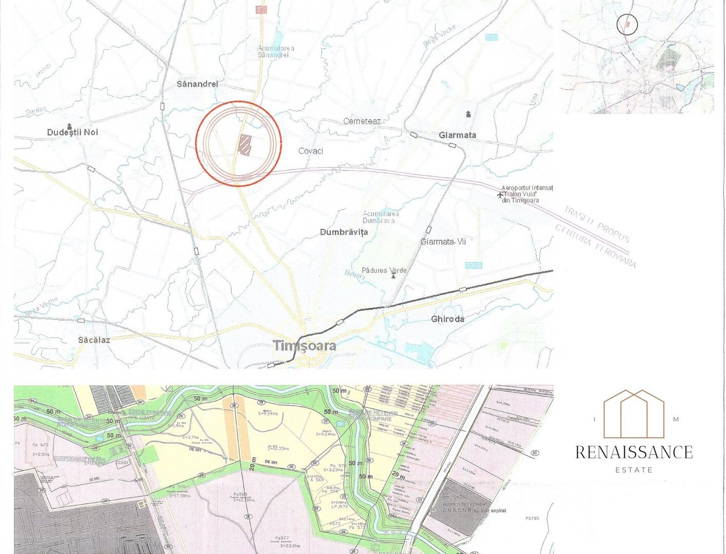 Sanandrei Teren 35 Hectare | Centura - Autostrada - Hale - PUZ Aprobat - Poză 5