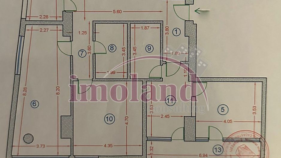 Apartament 4 camere - Sirenelor - Schiță 23