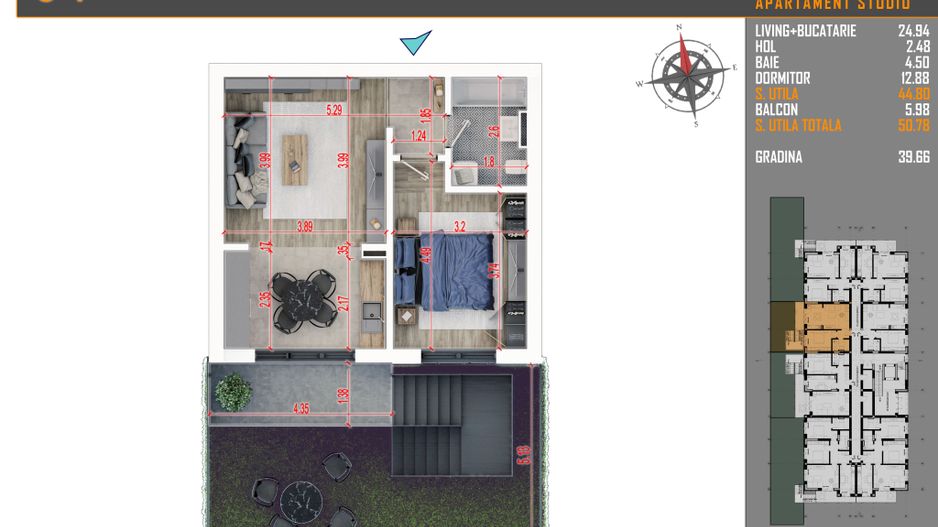 2 CAMERE/ GRADINA/ PARCARE INCLUSA/ OFERTA - Poză 2