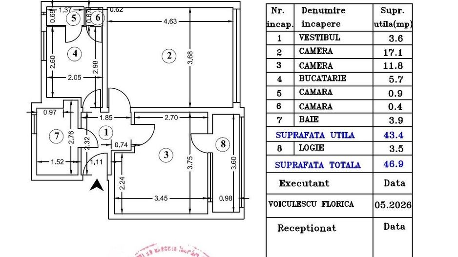 2 camere | Decomandat | Bd. Dimitrie Cantemir - Poză 4