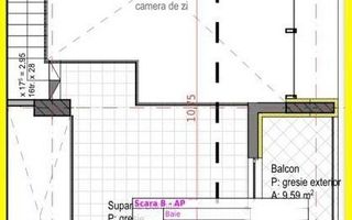 Penthosue cu view spectaculor in Sopor! 3 camere pe 2 nivele! - Schiță 11