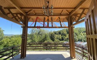 Vila de vanzare, teren 3100 mp, 7 camere, 6 grupuri sanitare, 3 CT, an 1997 - Poză 40