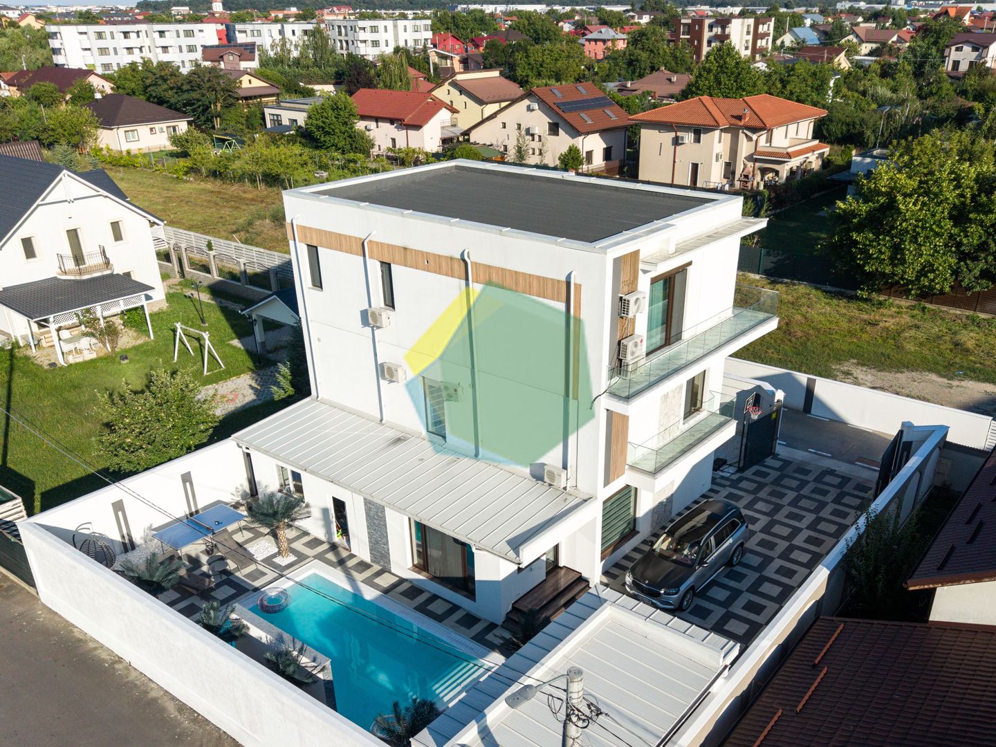 VILA ULTRA-LUX/ OTOPENI CENTRAL/SMART HOME/PISCINA - Poză 1