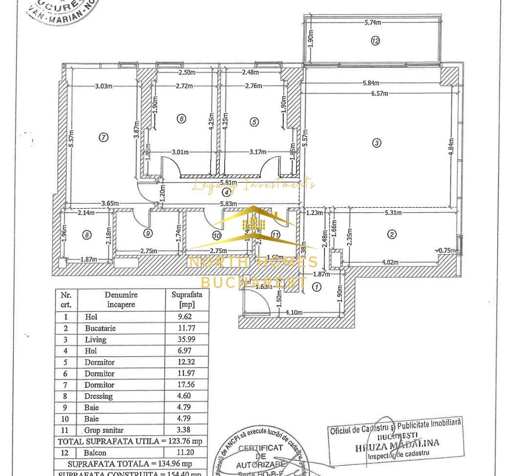 Apartament de inchiriat -4 camere -One Mircea Eliade -PARCARE - Poză 4