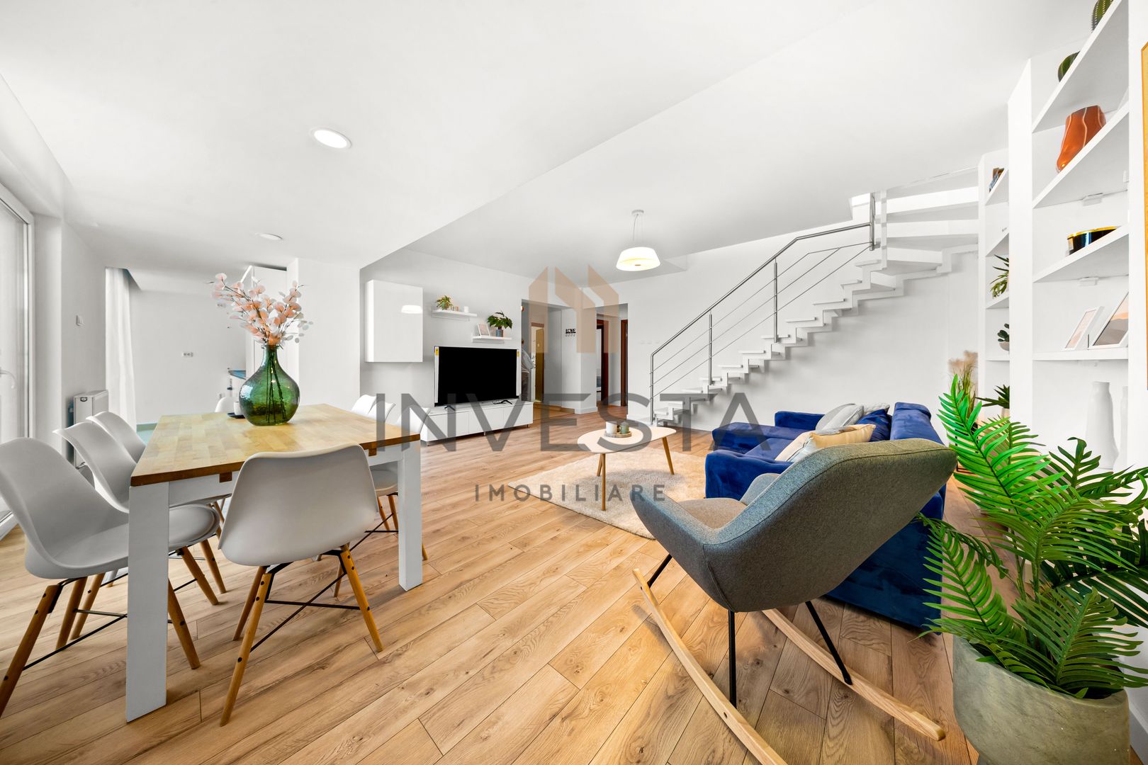 Penthouse de lux pe 2 nivele cu 4 terase in Buna Ziua! - Poză 2