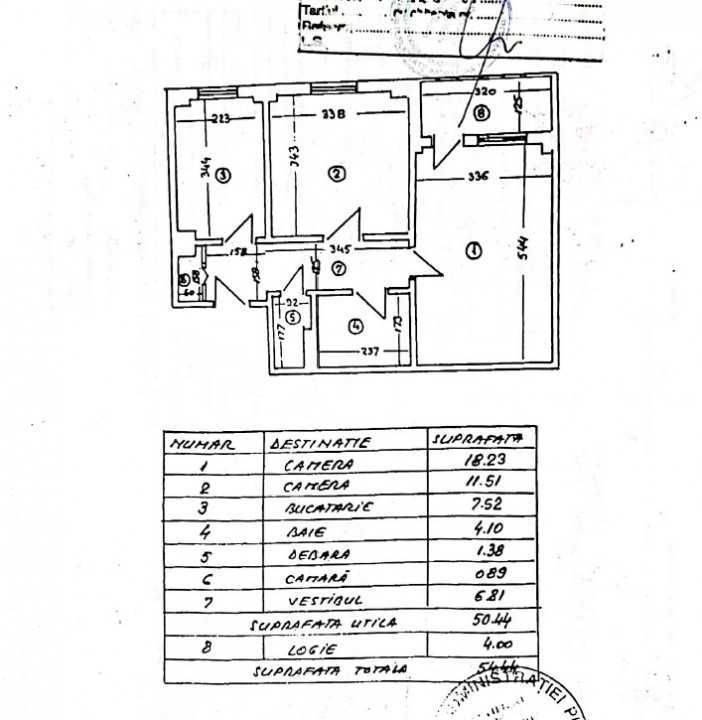 Apartament 2 camere Lujerului  54mp  3 min metrou etaj 2, decomandat - Poză 8