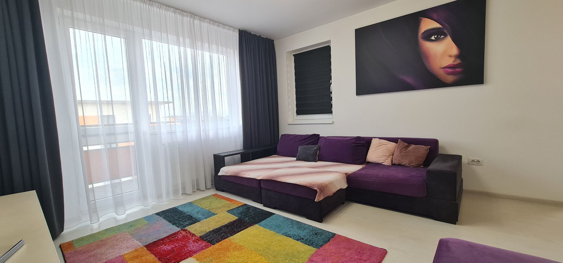 2 camere mobilat utilat priveliste deosebita cartier Tractorul - Poză 2