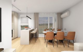 2 camere, LUX, AC, parcare, bloc nou, Plopilor Zona Parcul Rozelor - Poză 3