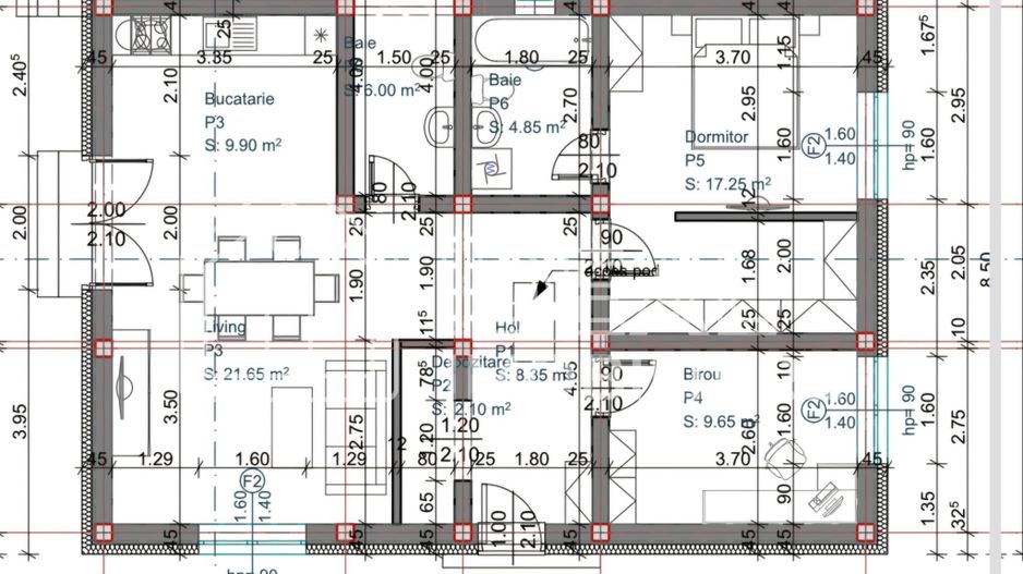 Casa pe un singur nivel cu 330 mp teren,  zona Cartierul Arhitectilor - Schiță 4