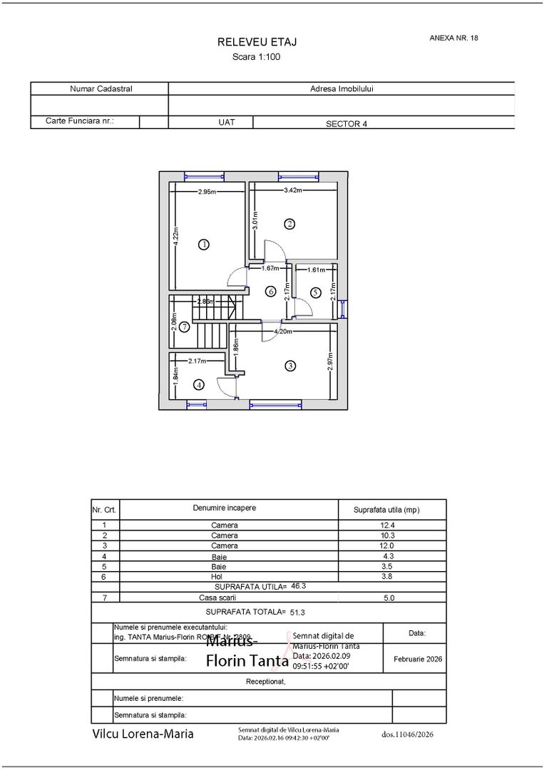 Vila 4 camere | 3 dormitoare | 3 bai | Gradina | Toate Utilitatile - Schiță 29