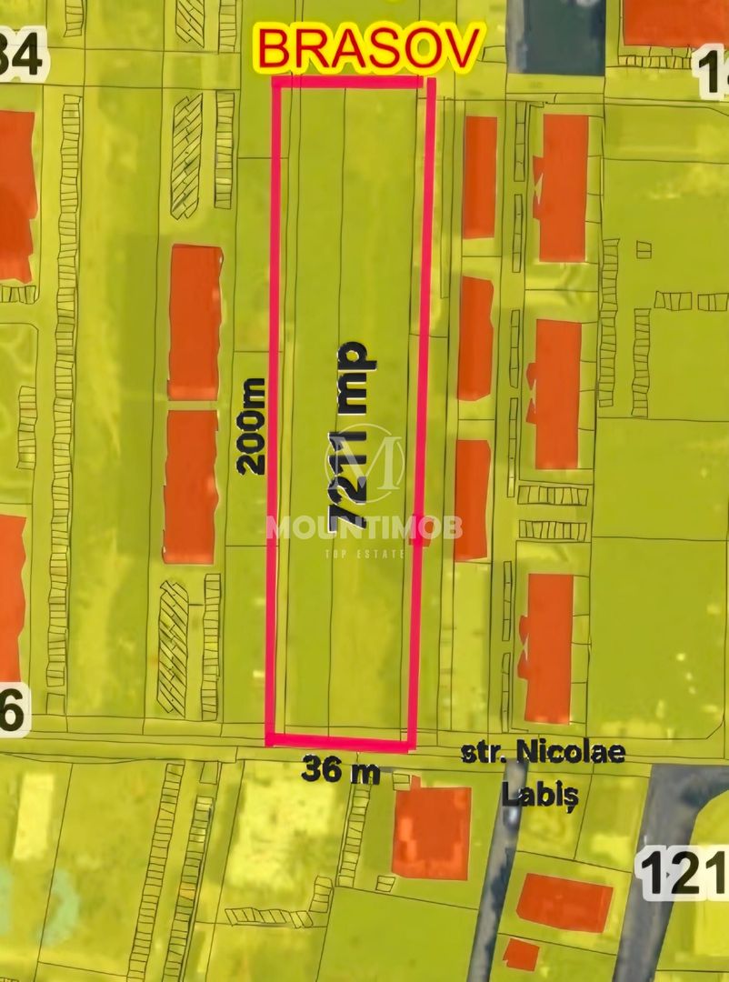 Teren intravilan, suprafata 7211 mp, zona Tractorul, str. N. Labis - Poză 1