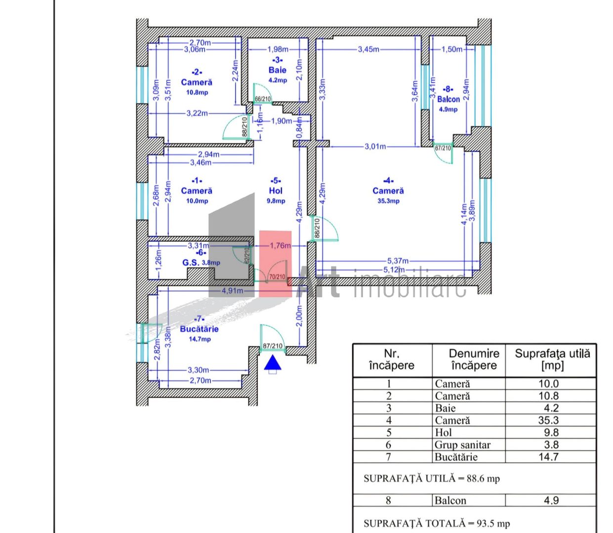 Vanzare apartament 4 camere Lujerului - Poză 3