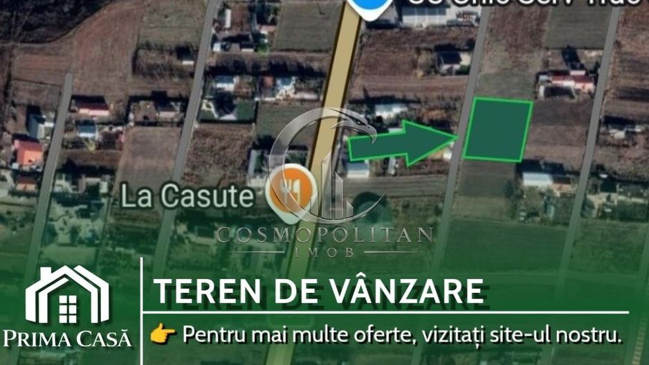 Investiție Imobiliară: Teren 1947mp d=40m în Posta Calnau BZ la 45.000 neg. - Poză 1