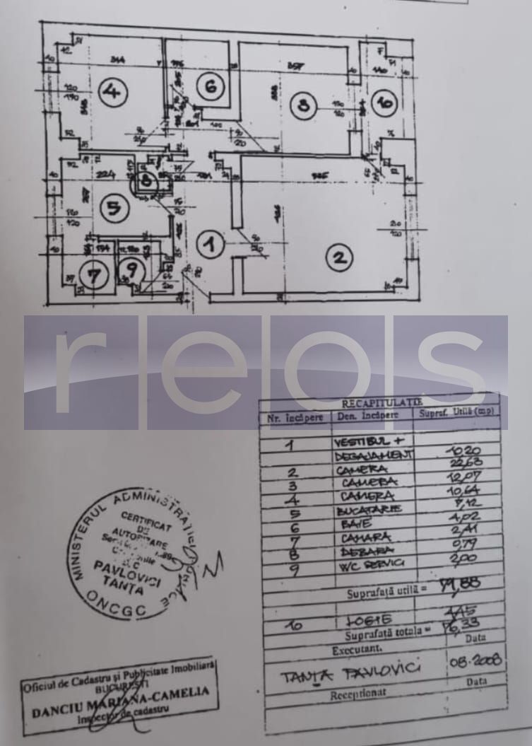 VANZARE 3 CAMERE DECOMANDAT - Calea Calarasilor-Matei Basarab - Poză 19
