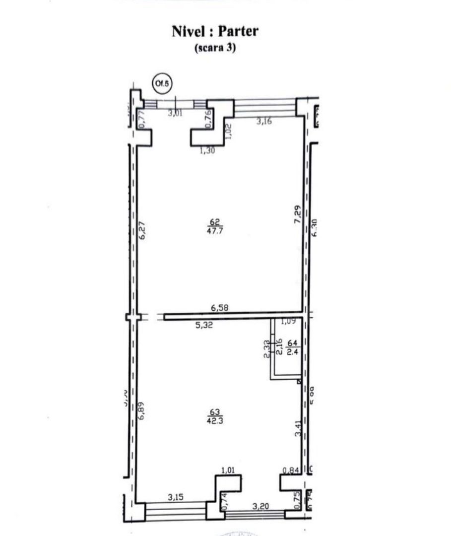 Vânzare, spațiu comercial, 92.4 mp, strada Ion Creangă, Buiucani - Schiță 7