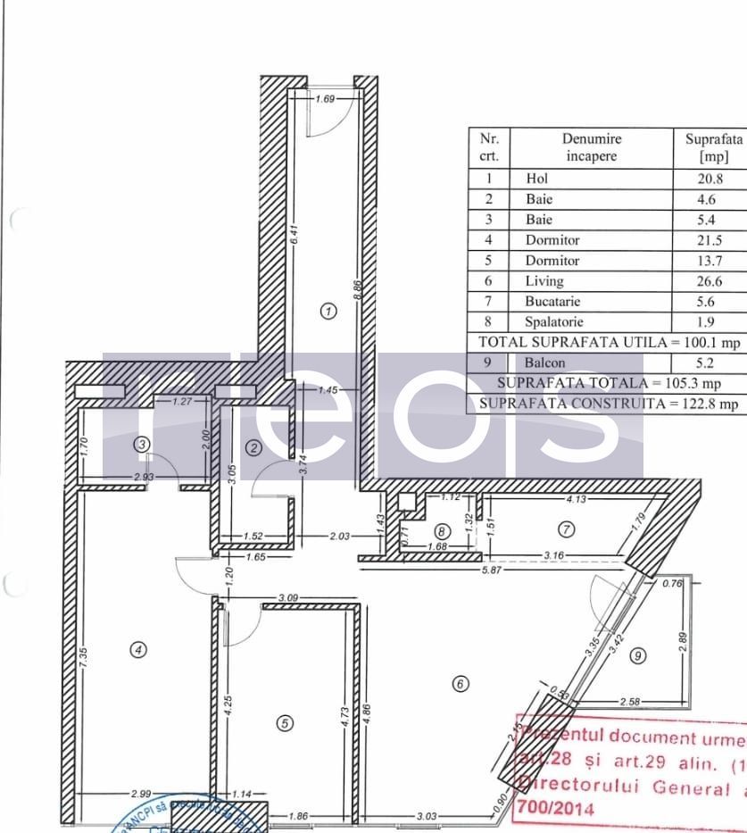VANZARE 3 CAMERE | ONE VERDI | ETAJ SUPERIOR | 122 MP | LOC PARCARE | - Poză 27
