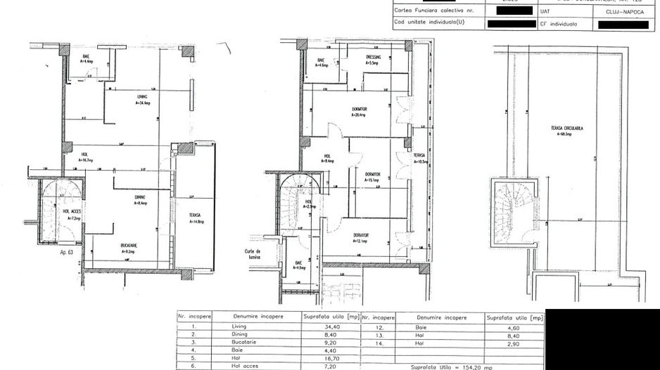 Apartament semifinisat, de Lux, zona semicentrală, 248mp SC, 154mp SU - Poză 22