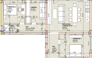 OFERTA! Apartament Ultrafinisat 93.6 mp+balcon 12.3 mp-Libertatii - Poză 1
