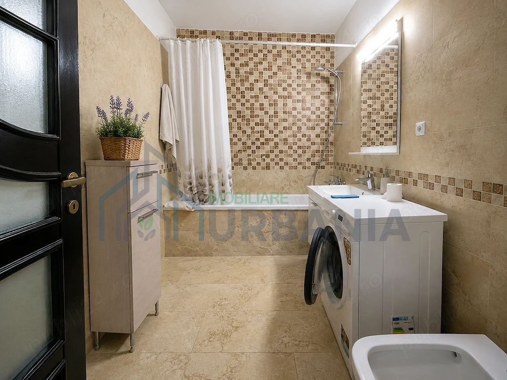 Apartament 2 camere de închiriat, Royal Town, Copou, Iași - Mobilat și utilat modern - Poză 6