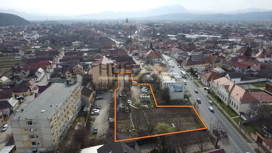Teren dezvoltare rezidentiala Blocuri – Cristian zona Centrala | PUD aprobat - Poză 1