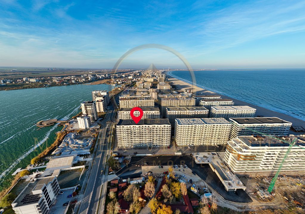 Mamaia - Apartament cu 3 camere, mobilat si utilat, vedere superba. - Poză 21