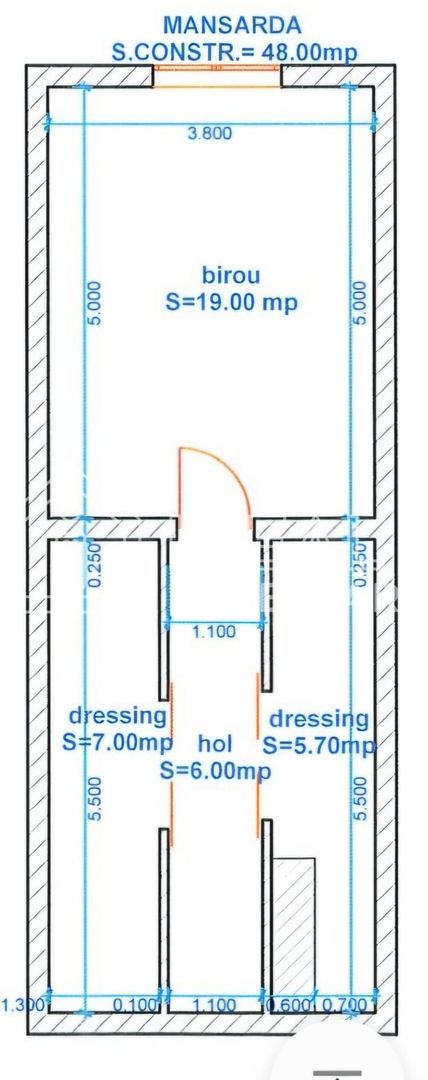 Casa Individuala cu 7 camere Mobilata si Utilata, zona Turnisor - Schiță 31