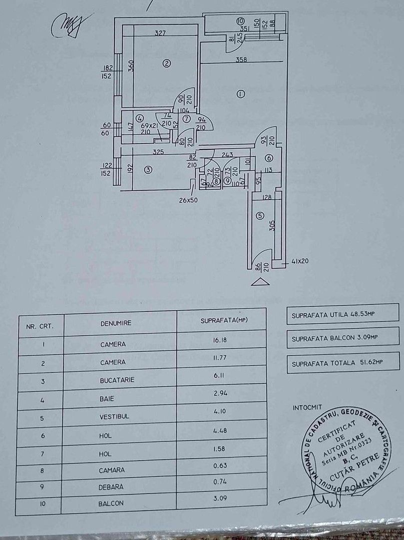 Vanzare Apartament 2 camere, 52 mp, etaj 2/10 – lipit de Parcul Moghioroș - Poză 7