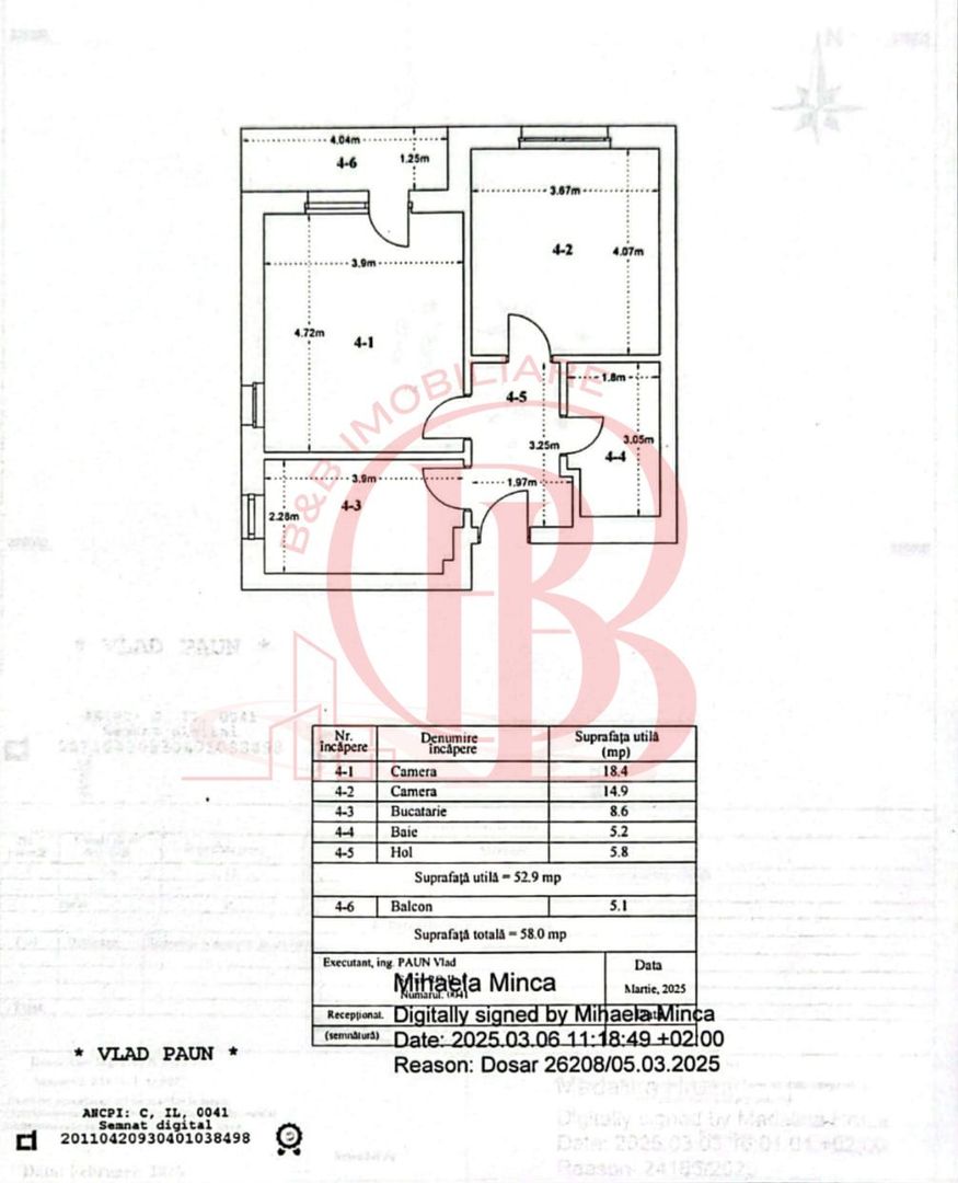 Superb 2 Camere Mobilat Utilat Premium Gradina Amenajata - Schiță 15