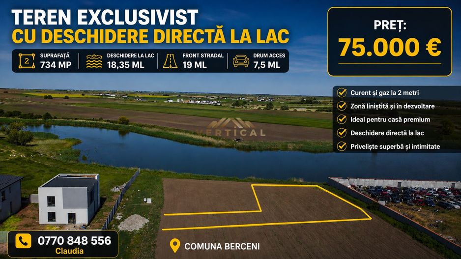ULTIMUL TEREN CU DESCHIDERE LA LAC DIN ZONĂ – BERCENI ILFOV - Poză 1