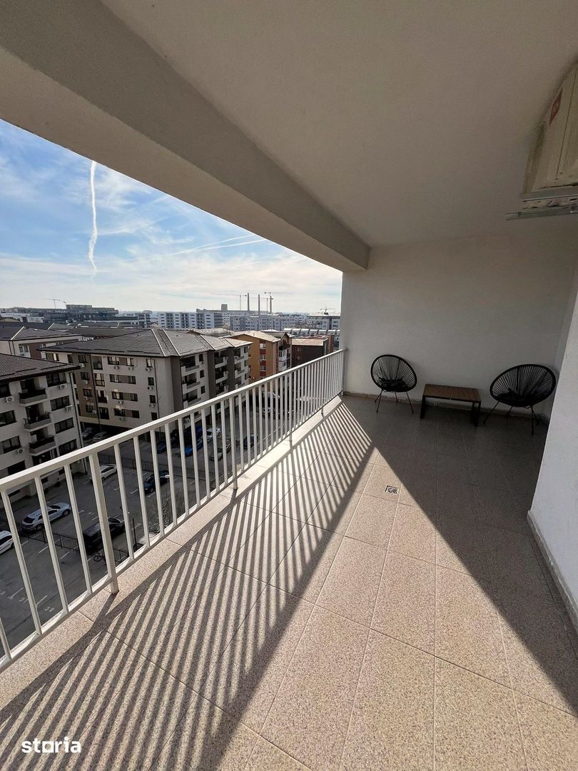 Apartament 2 camere cu terasă, parcare subterană, mobilat complet - Poză 2