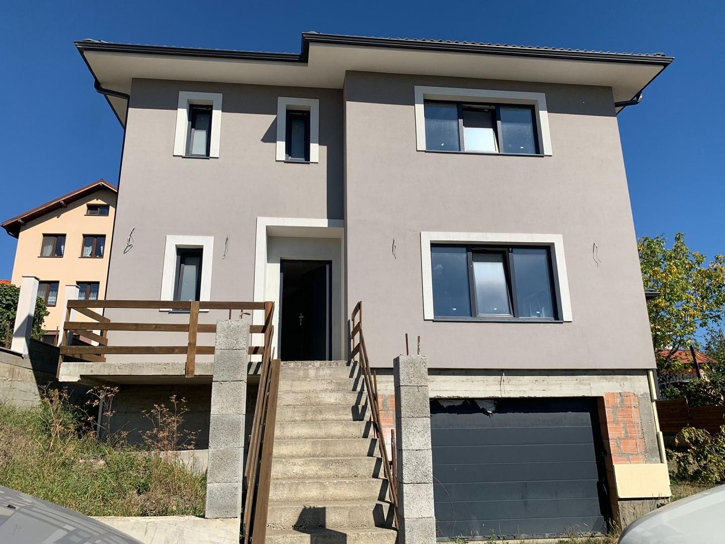 Casă cu teren – Zona Profi Chinteni | Casă nouă, semifinisată | Garaj si Terasa - Poză 5