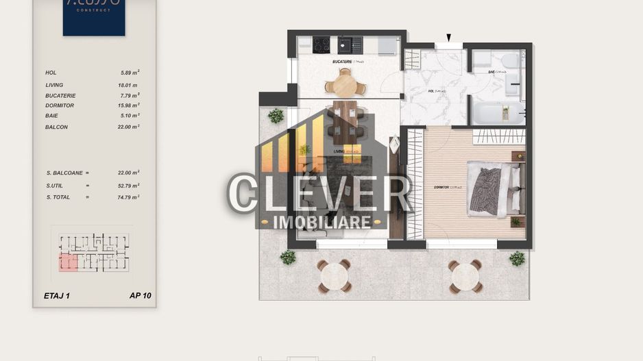 Alusso 2 camere premium |  Metrou Teclu, Pallady Comision 0% - Poză 8