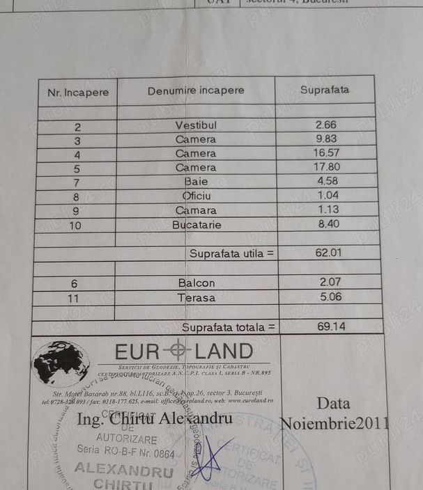 De vanzare Apartament 3 Camere in Vila, Tineretului, Metrou - Poză 10