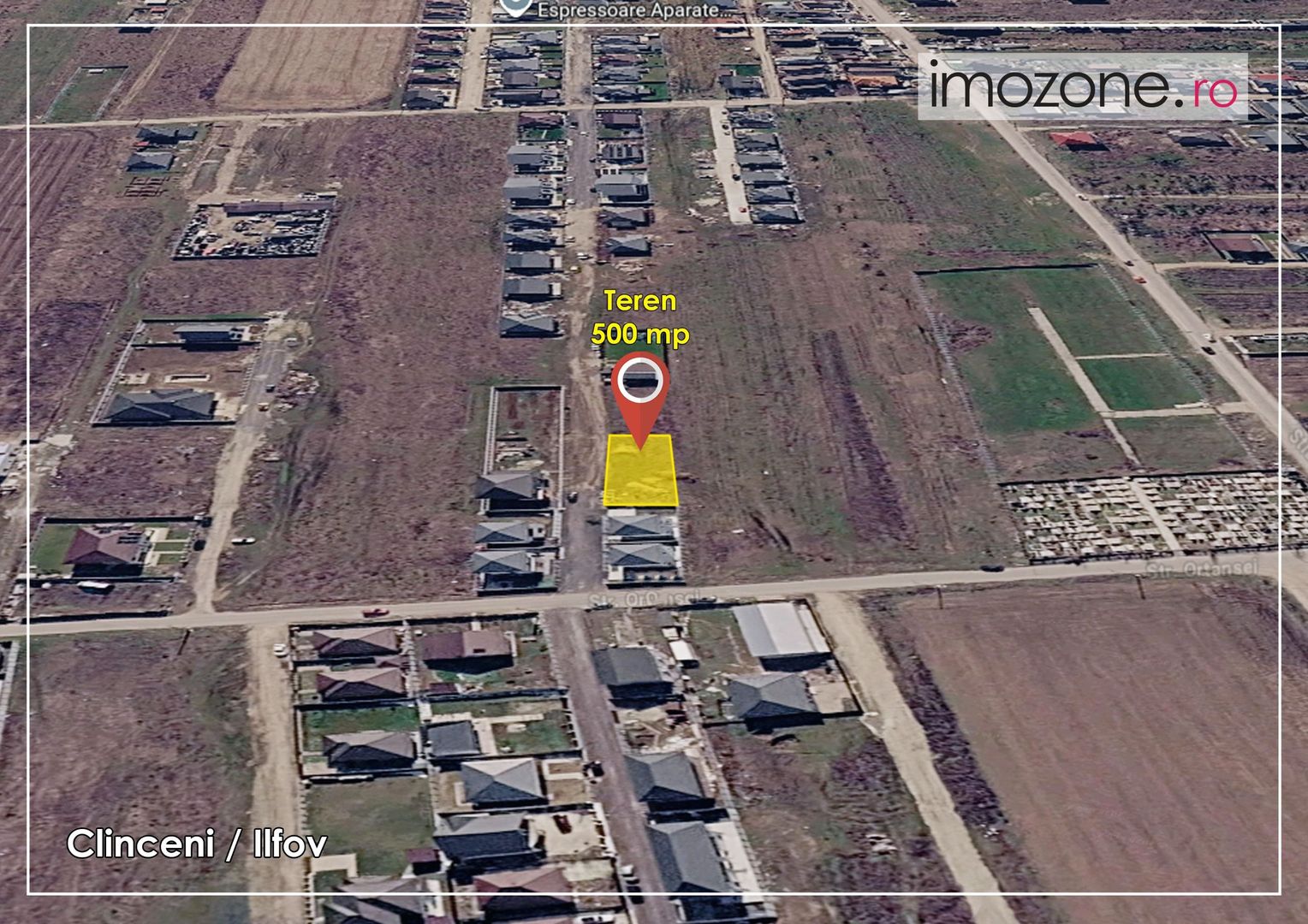 Teren intravilan 500 mp, Clinceni, ideal pentru constructii - Poză 5
