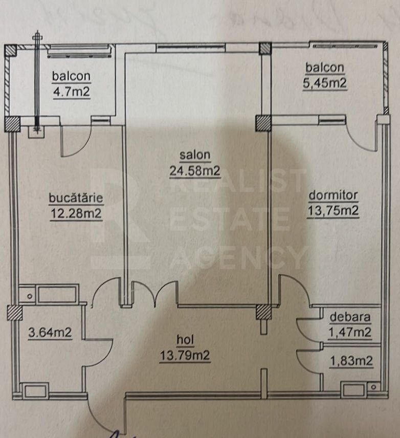 Vânzare, apartament, 2 camere, str. Ginta Latină, Ciocana - Poză 2