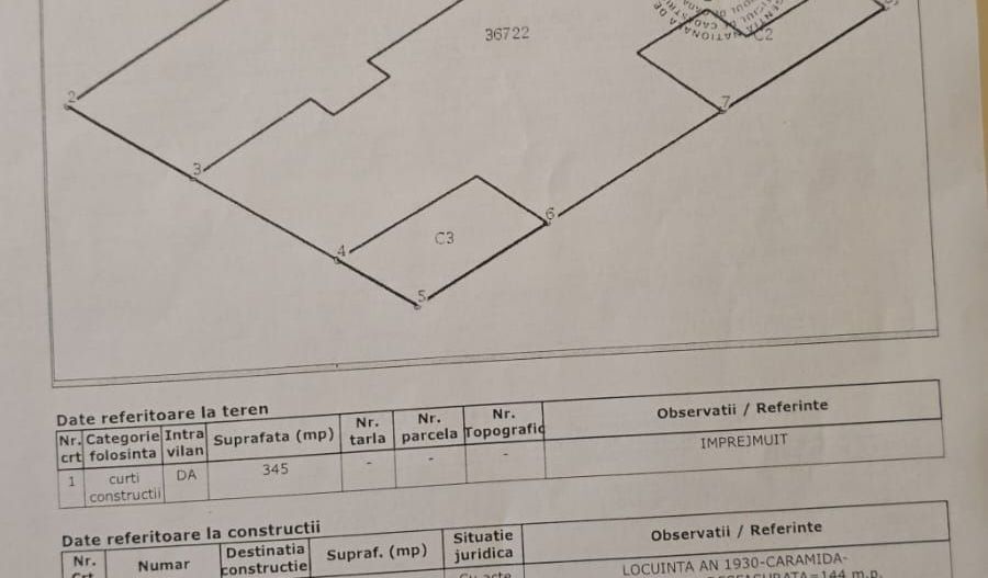 De vânzare  casă situată pe strada Mihail Sadoveanu - Schiță 25