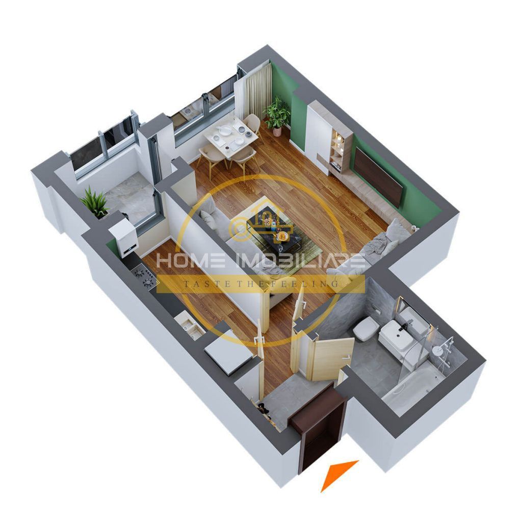 Bloc nou , ap o camere , etaj intermediar , Zona Dacia. - Poză 8