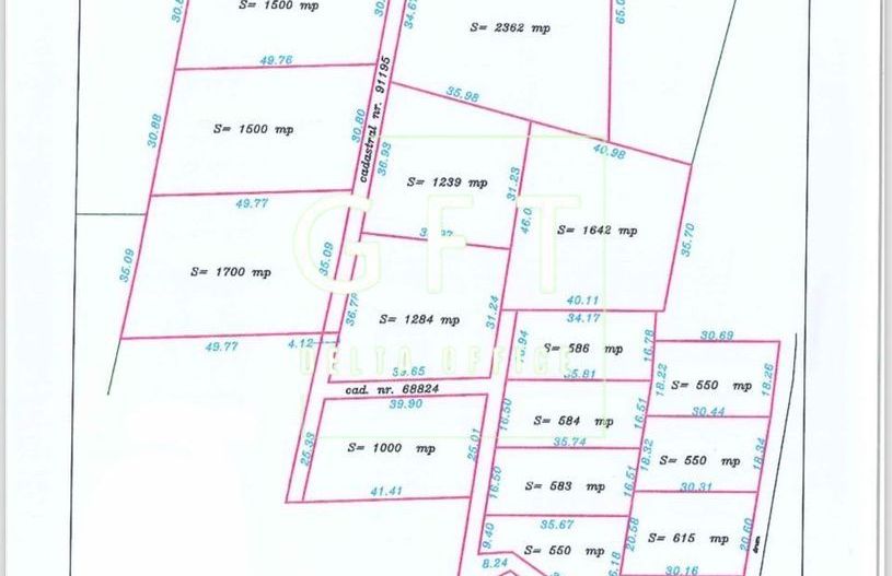 16 Parcele de teren intre 550 mp si 2248 mp-Zona Centura - Poză 4
