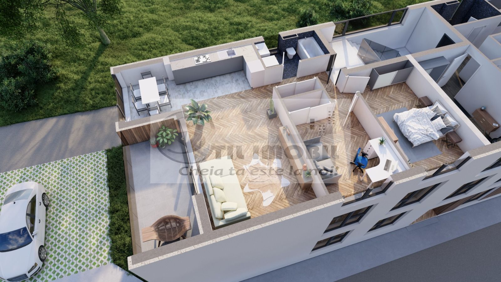 Apartament 3 camere - reper Lac Rediu - 75mp - 104.000Euro - Poză 12