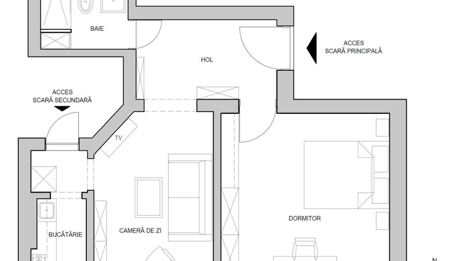 Apartament 2 cam. de vânzare - Piata Victoriei - renovat premium,bloc consolidat - Poză 8