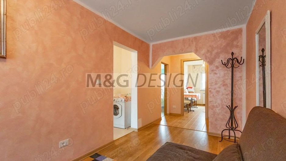 Apartament cu 3 camere Lipovei etaj 2 cu centrala - Poză 2