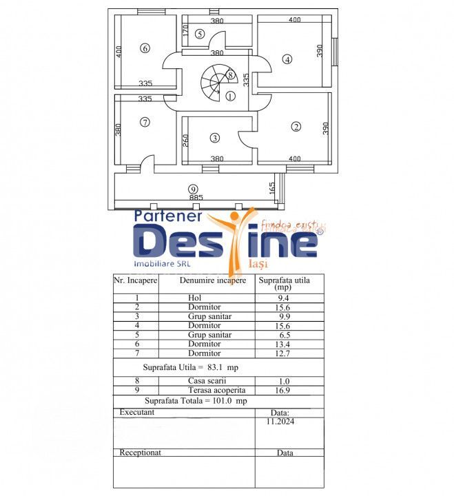 Comision 0% Casă individuală stil grecesc 5 camere S+P+1+pod, 200 mp - Schiță 17