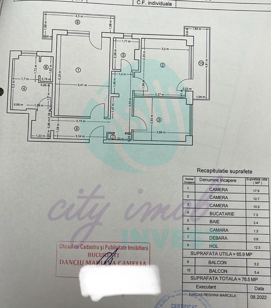 3 camere " LA CHEIE" cu vedere catre Parcul Plumbuita - Poză 20